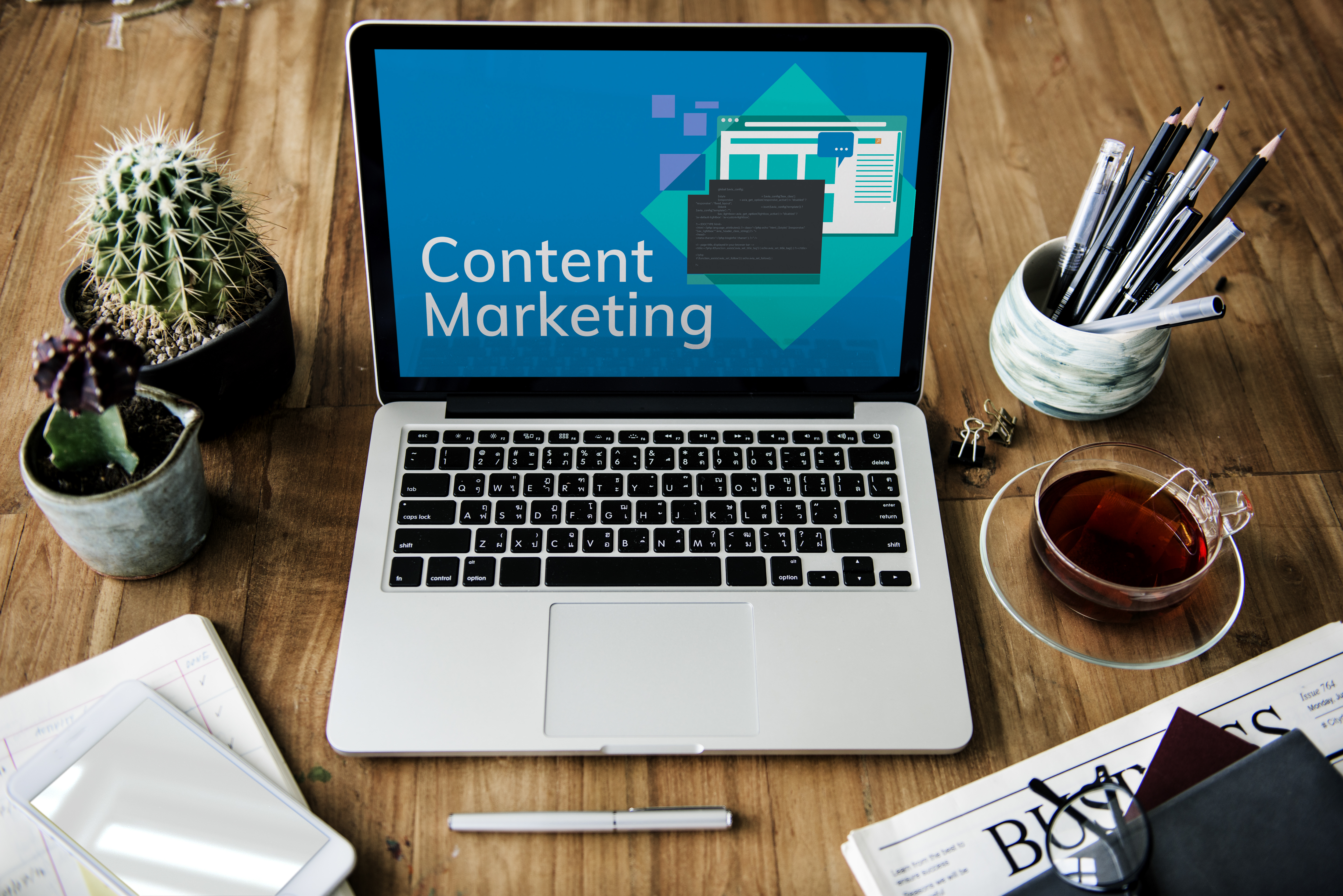 human first SEO content